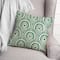 18" x 18" Fan Pattern Indoor/Outdoor Throw Pillow